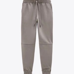 Zara faux suede joggers